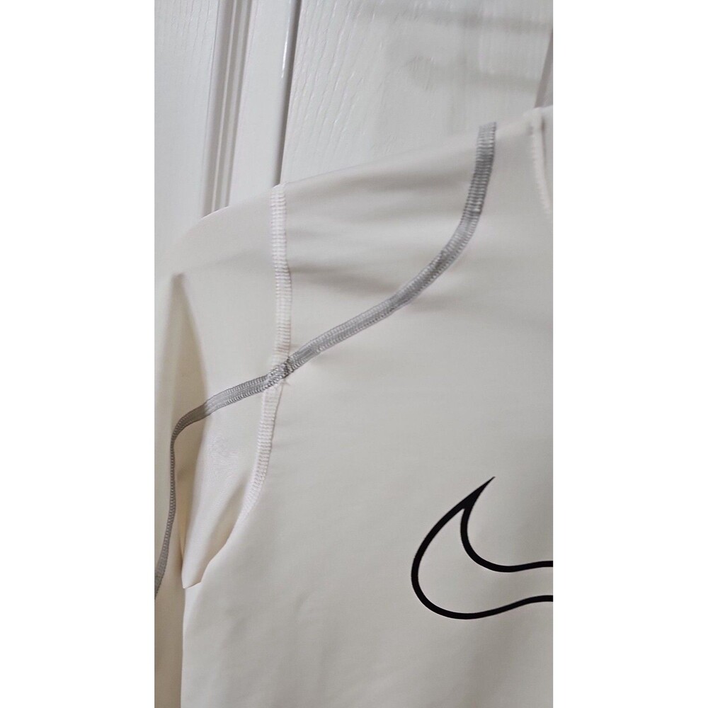 Nike Pro Dri-FIT Youth Girls Long Sleeve Compression Base Layer Top White - Picture 6 of 7